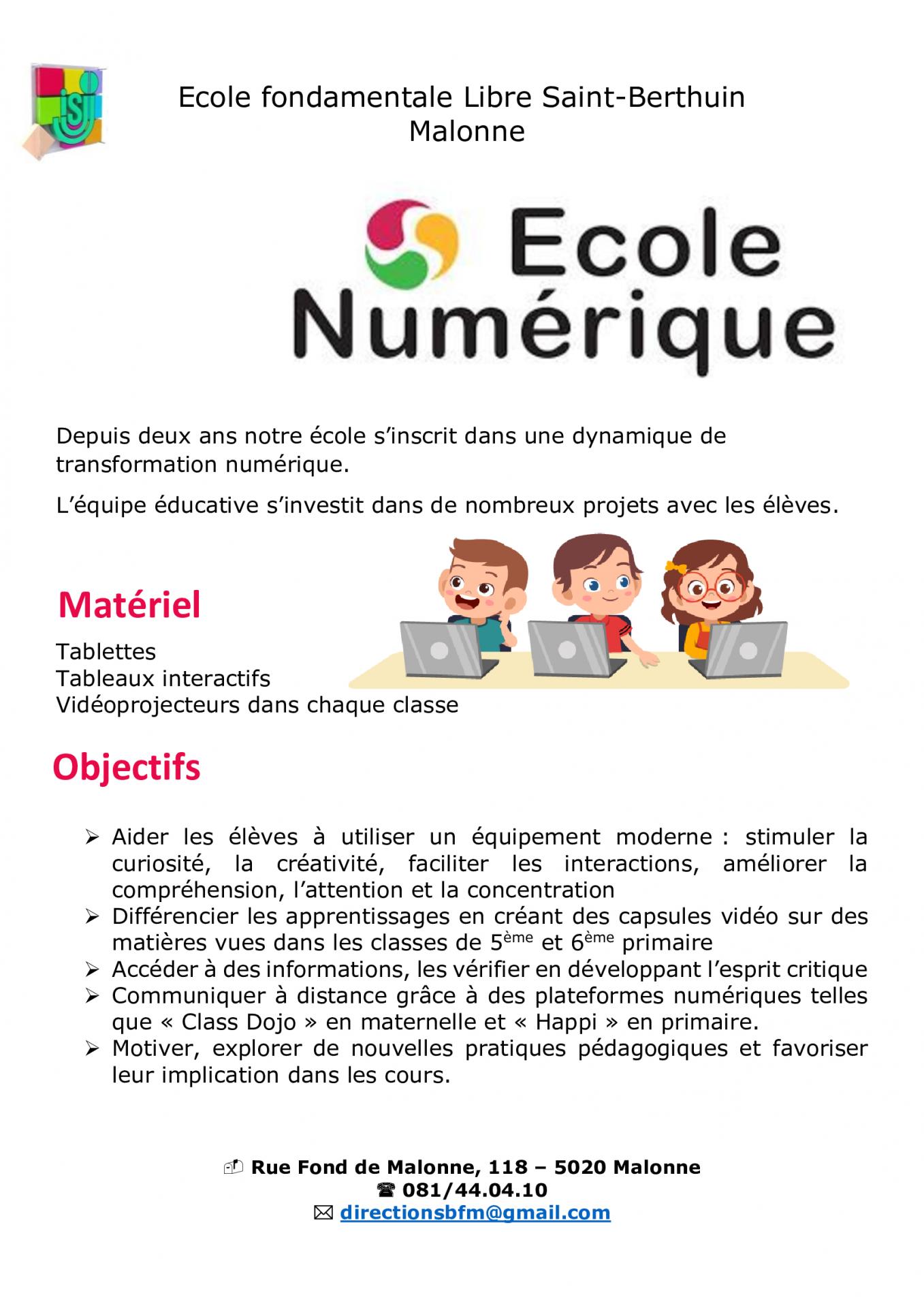 Ecole numerique
